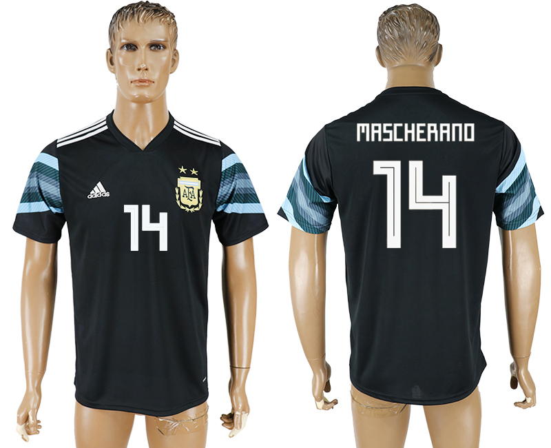 2018 FIFA WORLD CUP ARGENTINA #14 MASCHERANO maillot de foot